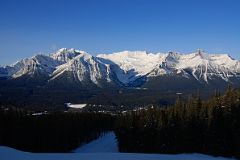 10 Sheol Mountain, Haddo Peak and Mount Aberdeen, Fairview Mountain, Mount Victoria above Lake Louise, Mount Whyte and Mount Niblock From lake Louise Wiwaxy Ski Run.jpg